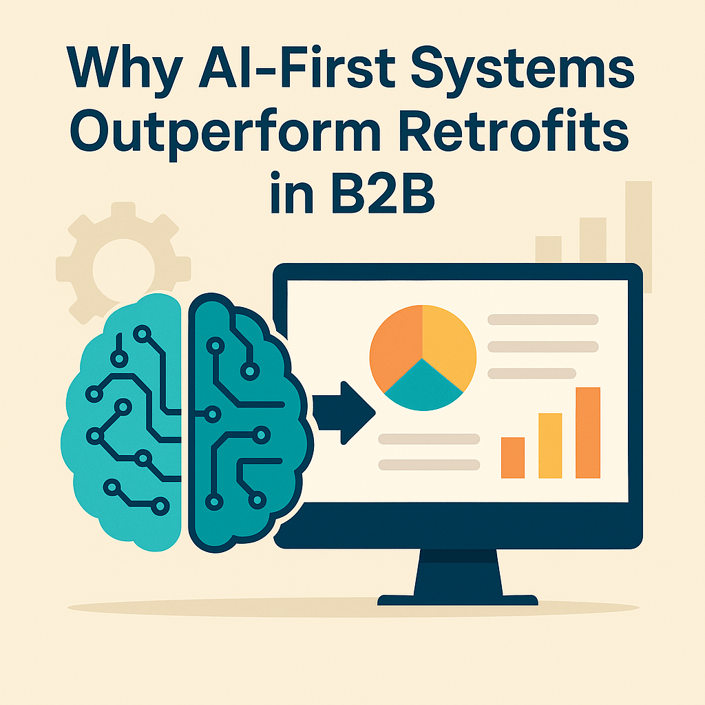 Why AI-First Systems Outperform Retrofits in B2B